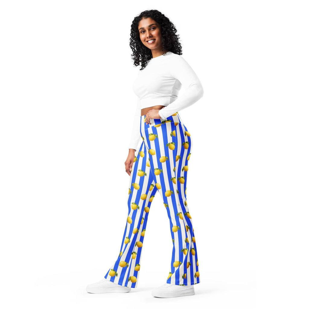 Amalfi Lemon Flare Leggings