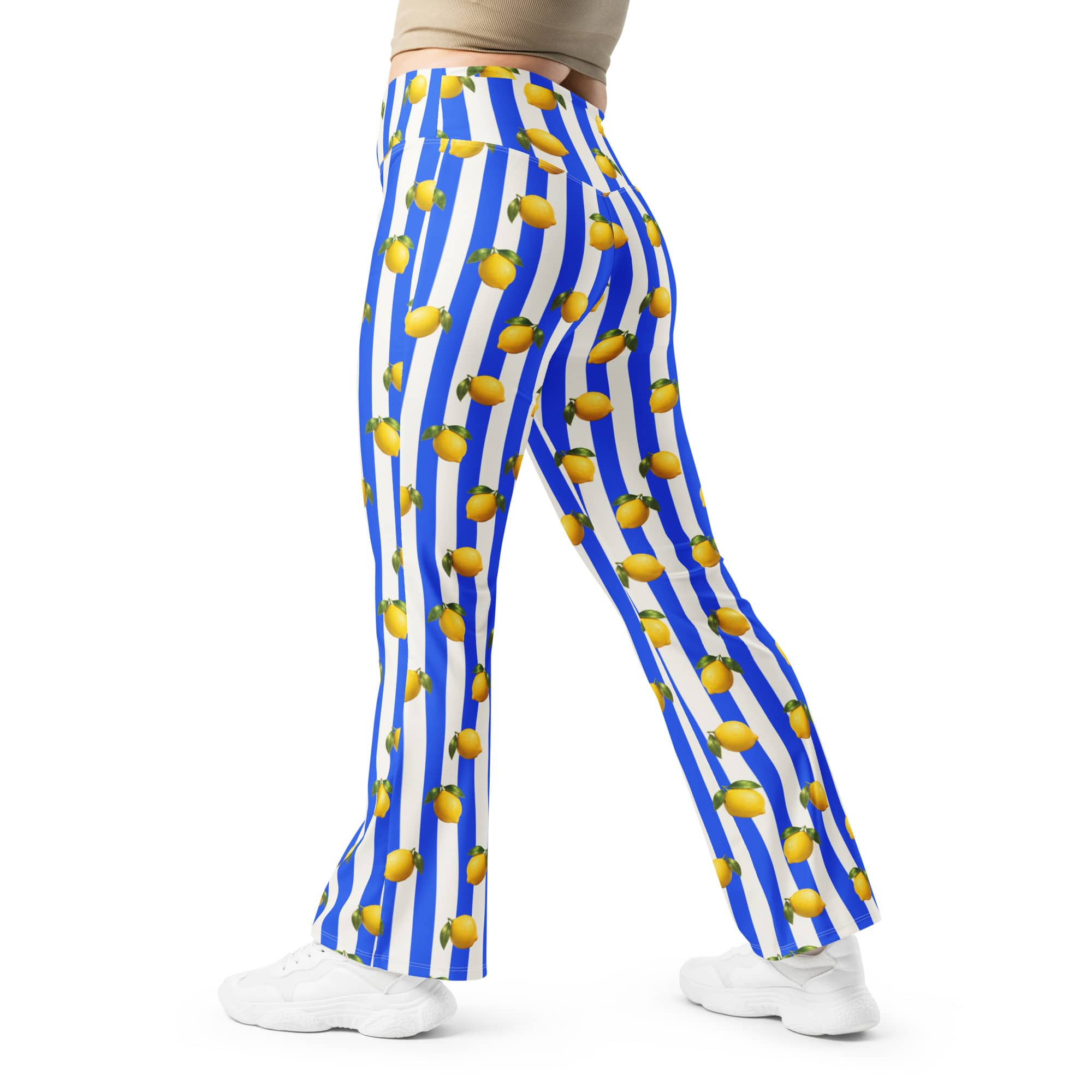 Amalfi Lemon Flare Leggings