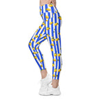 Amalfi Lemon Leggings With Pockets