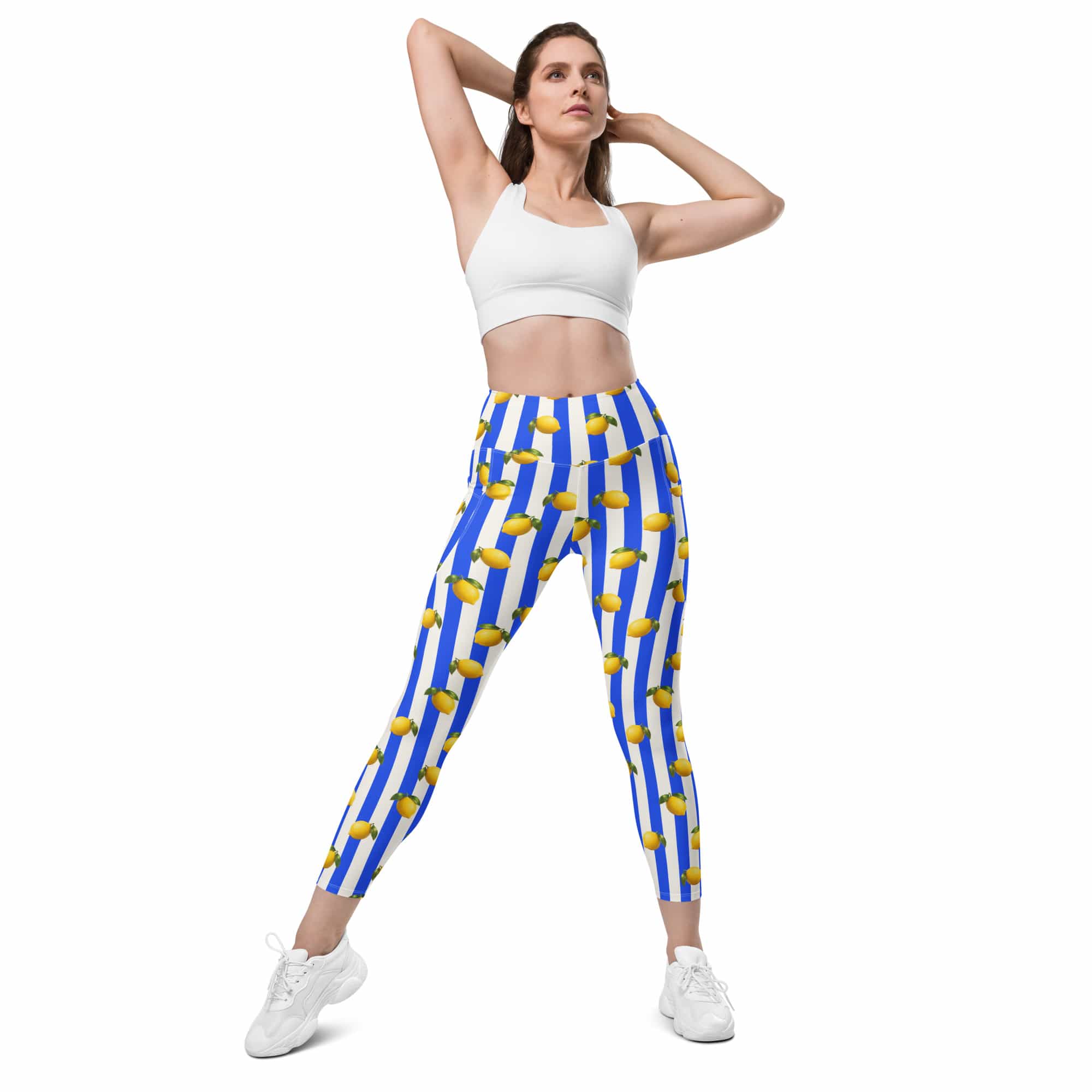 Amalfi Lemon Leggings With Pockets