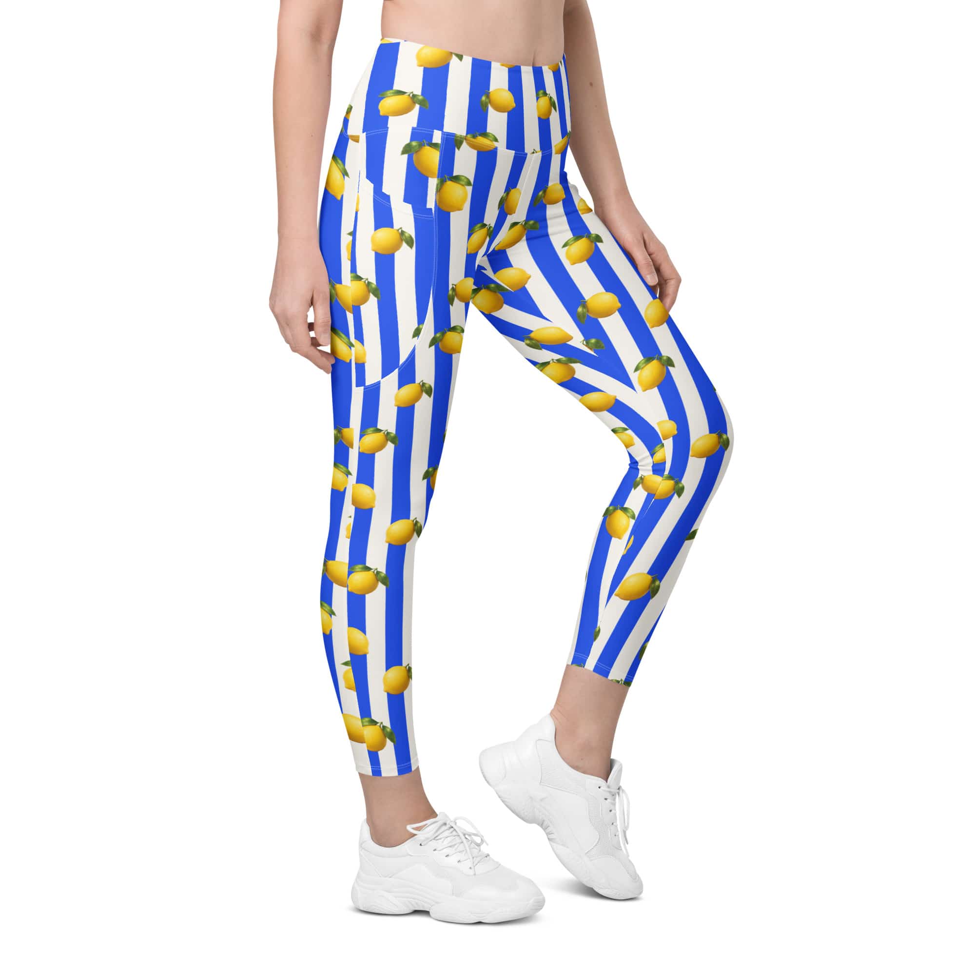 Amalfi Lemon Leggings With Pockets