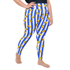 Amalfi Lemon Plus Size Leggings