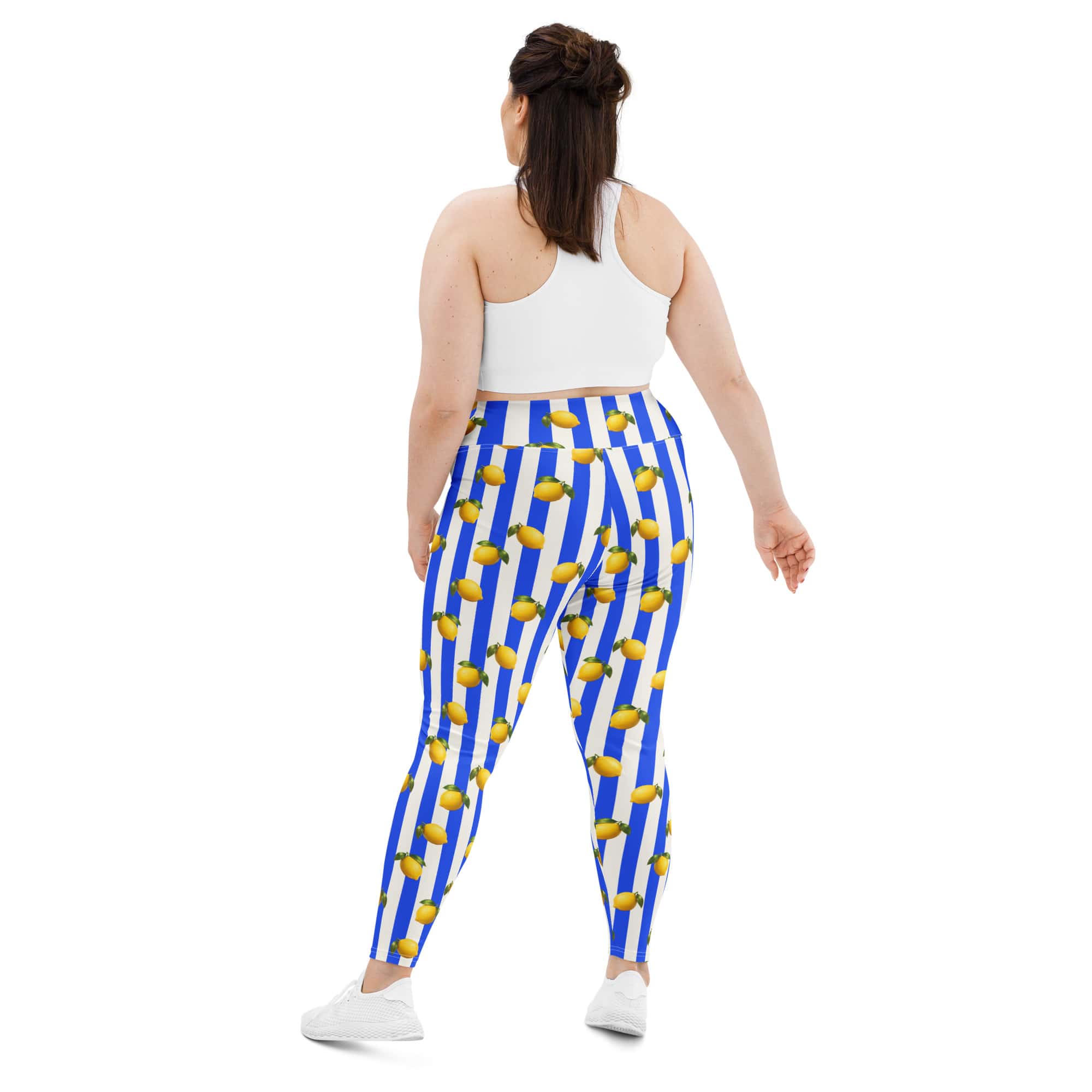 Amalfi Lemon Plus Size Leggings