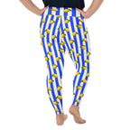 Amalfi Lemon Plus Size Leggings