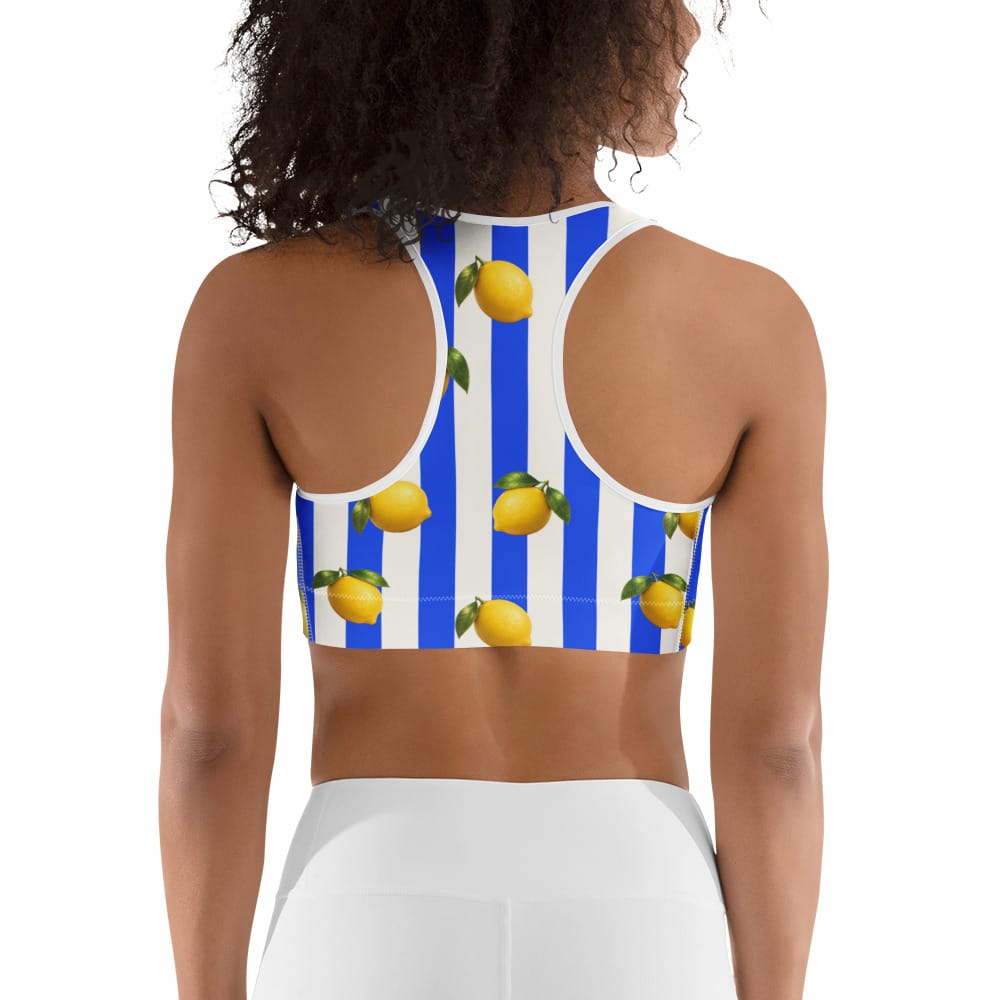 Amalfi Lemon Sports Bra