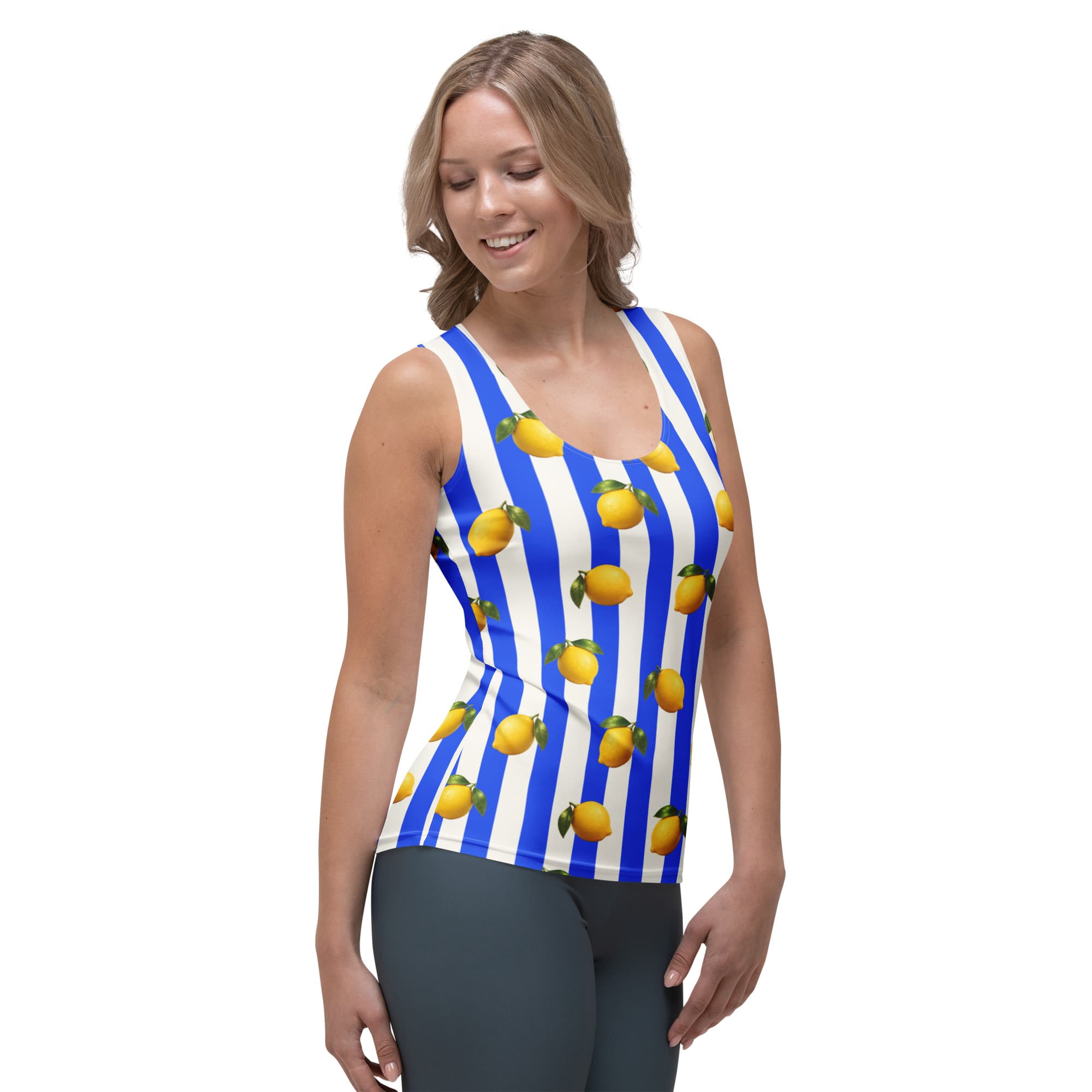Amalfi Lemon Tank Top
