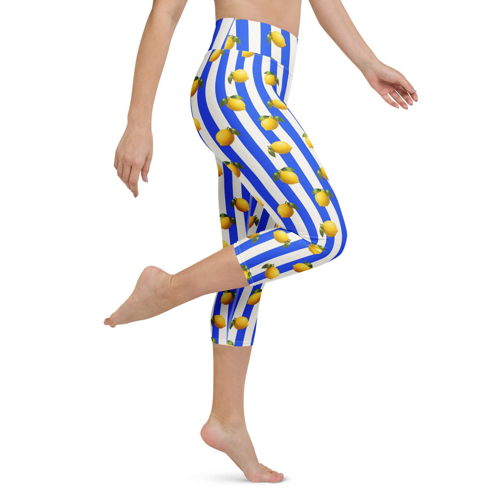 Amalfi Lemon Yoga Capris