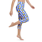 Amalfi Lemon Yoga Capris