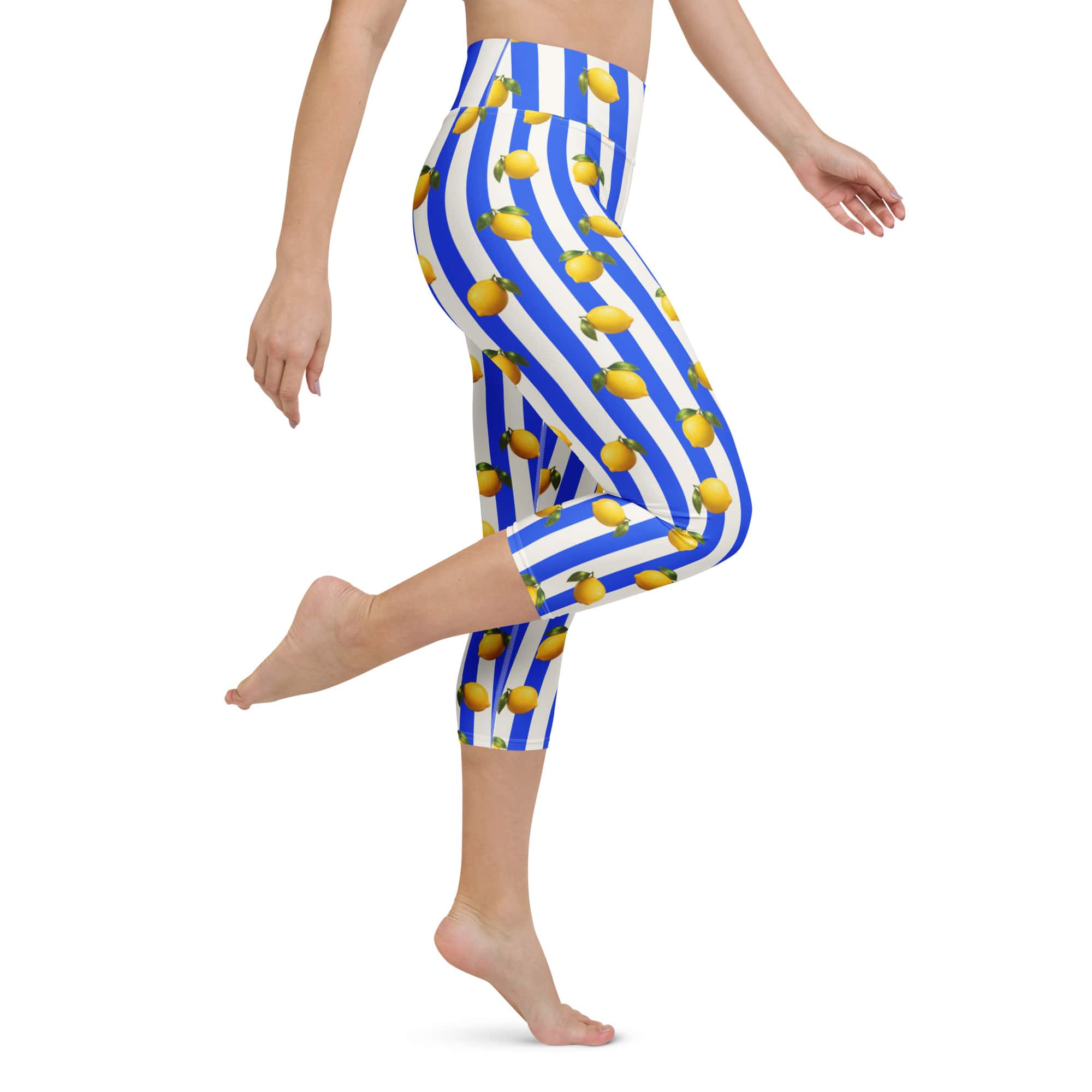 Amalfi Lemon Yoga Capris