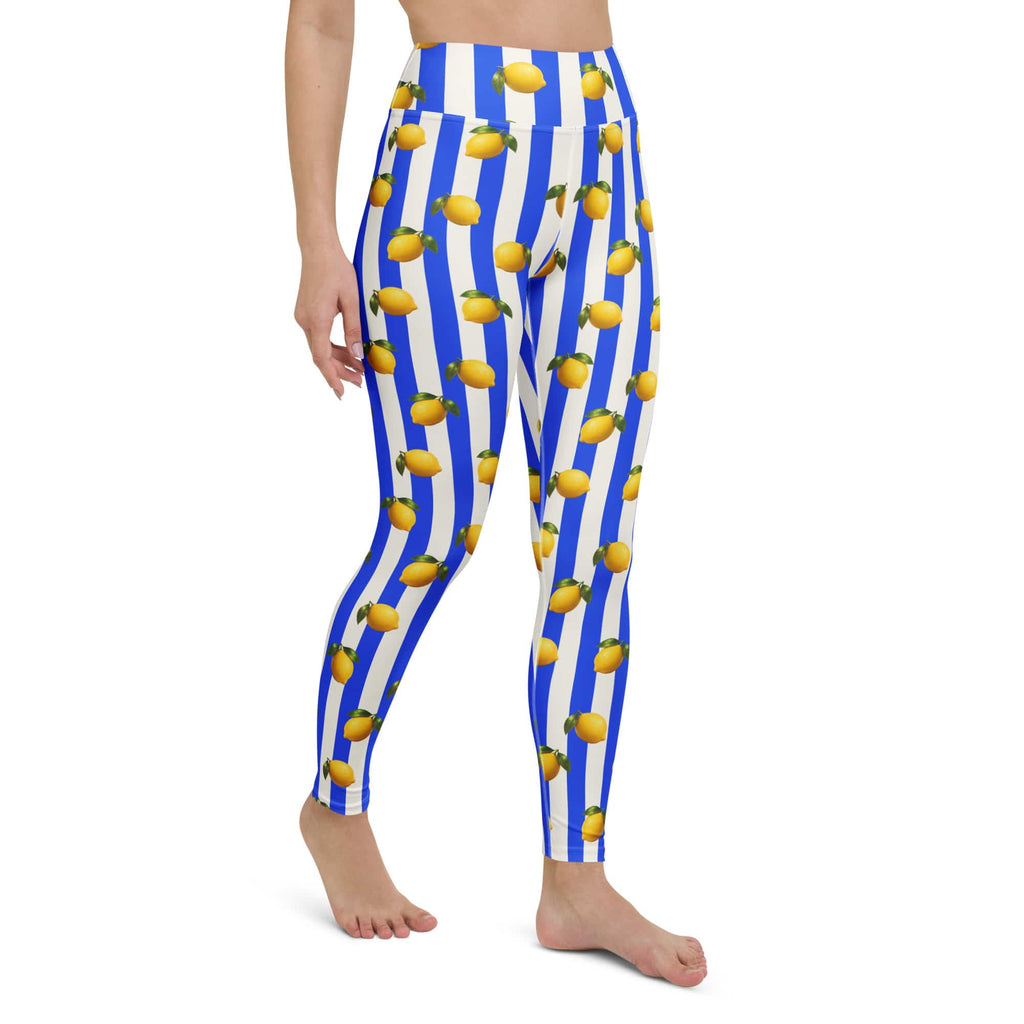 Amalfi Lemon Yoga Leggings