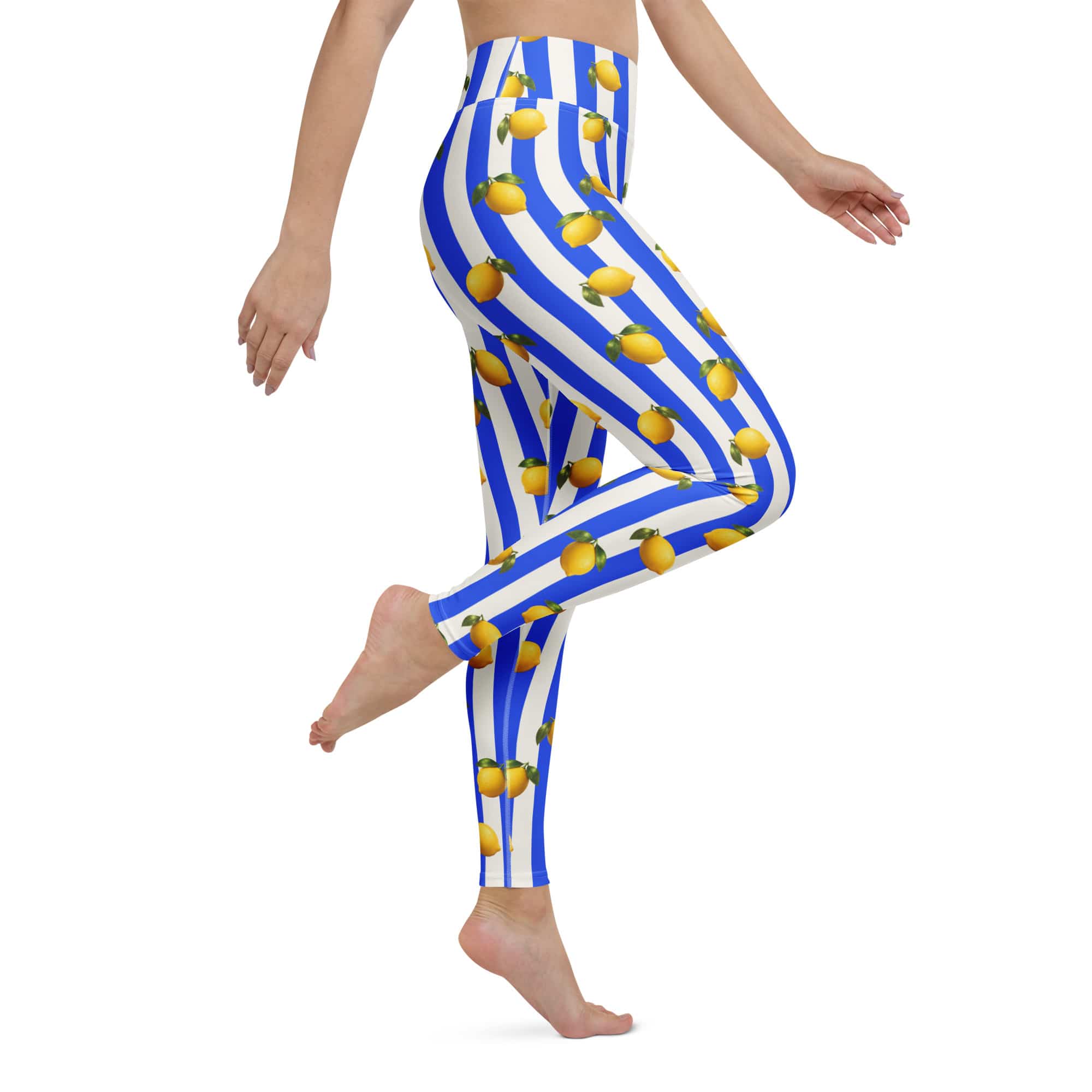 Amalfi Lemon Yoga Leggings