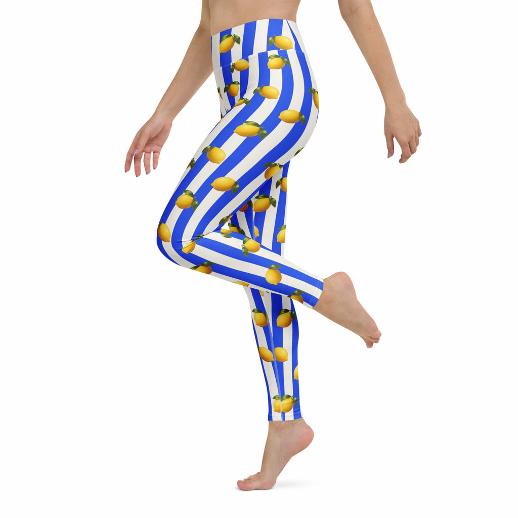 Amalfi Lemon Yoga Leggings