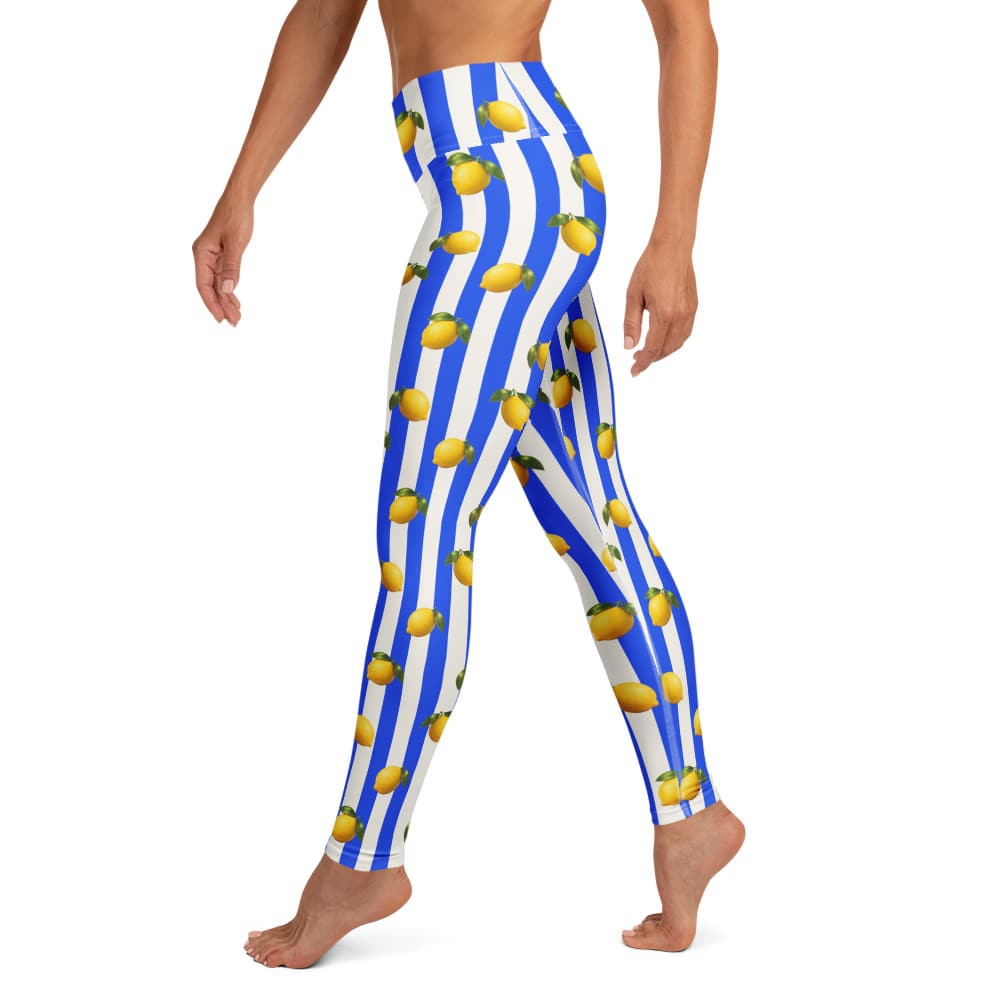 Amalfi Lemon Yoga Leggings