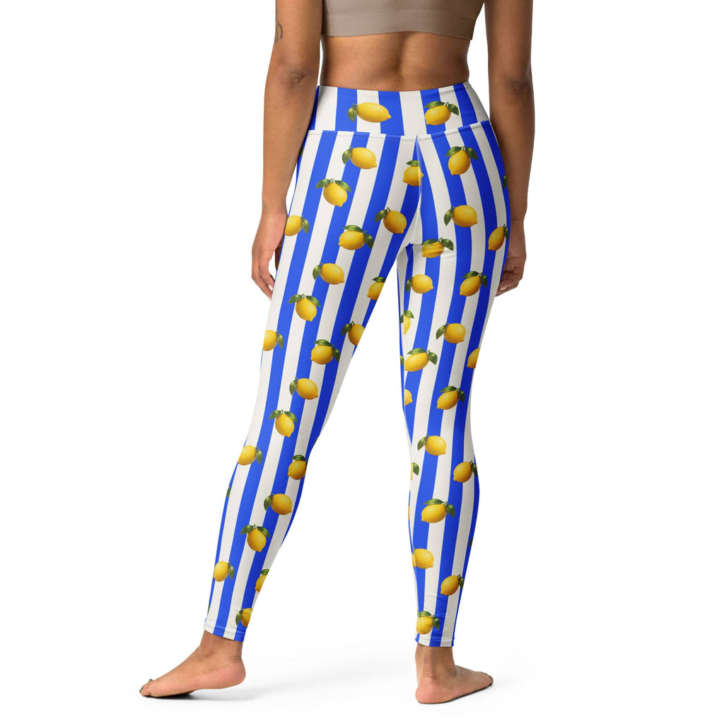 Amalfi Lemon Yoga Leggings