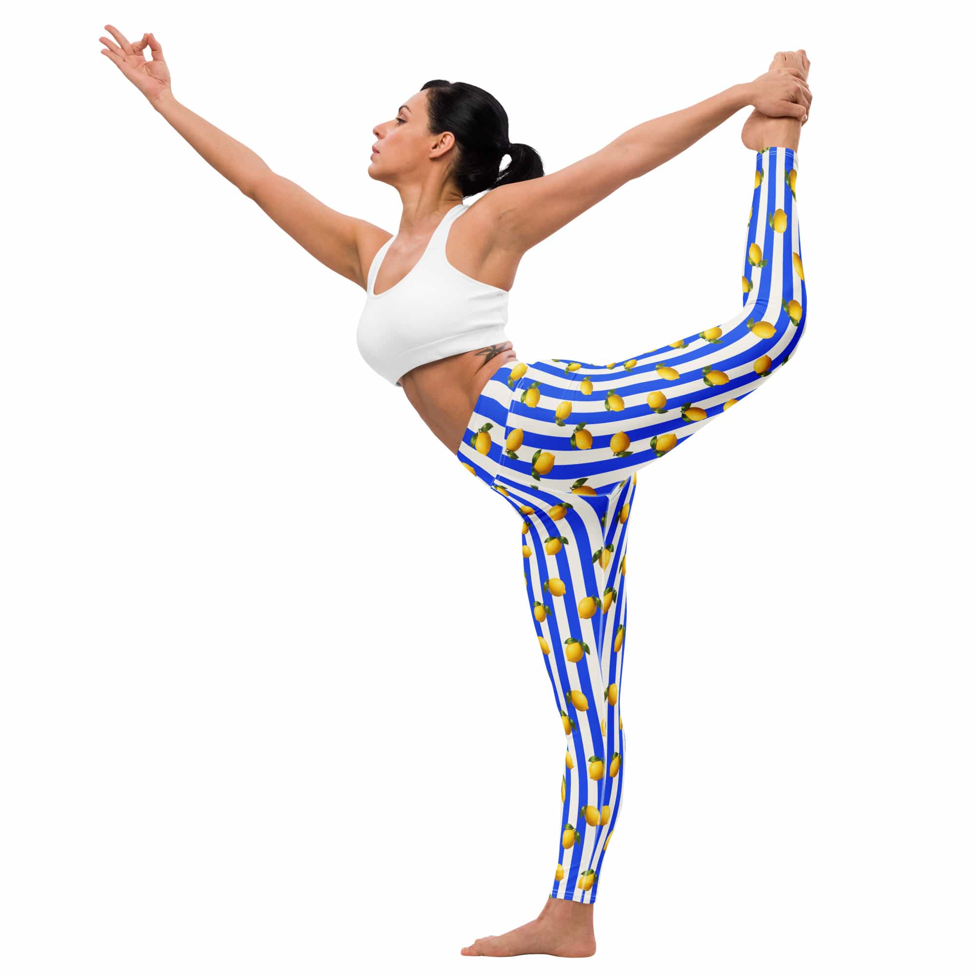 Amalfi Lemon Yoga Leggings