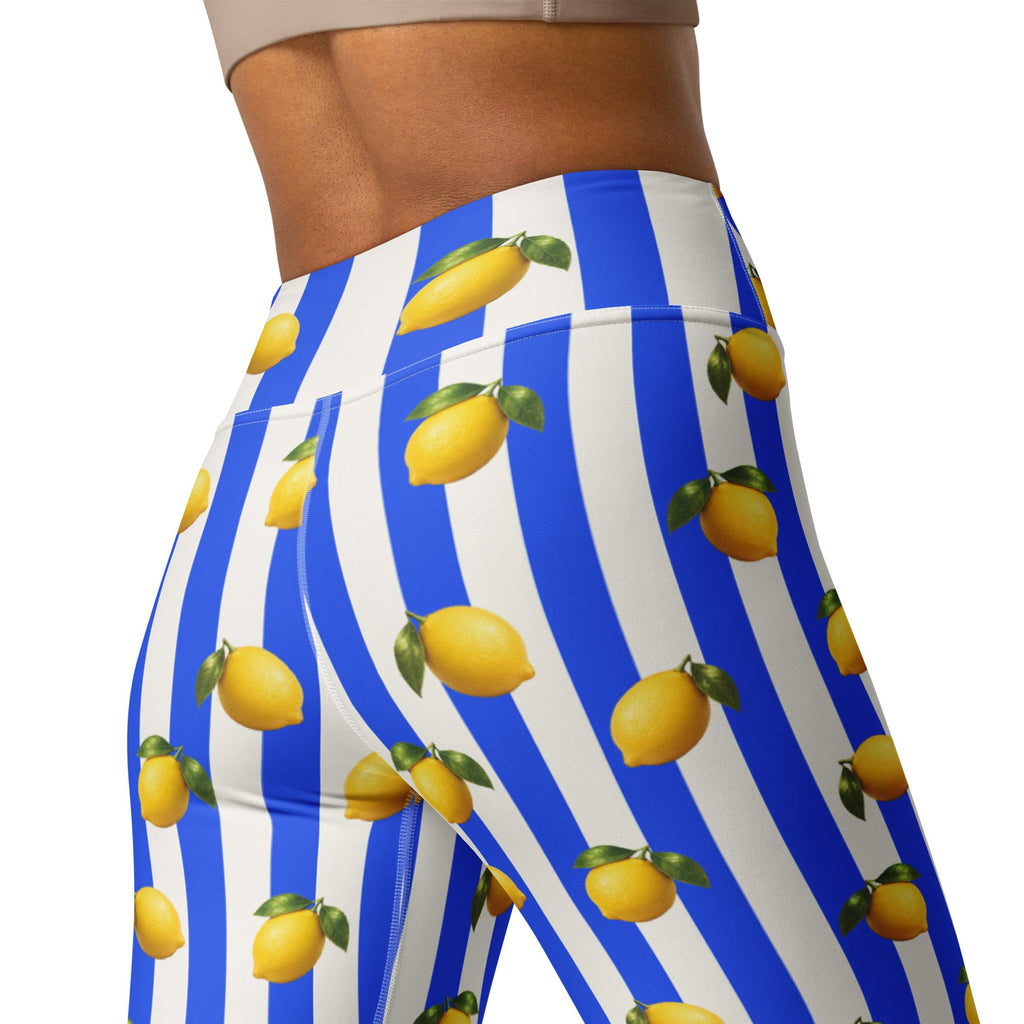Amalfi Lemon Yoga Leggings