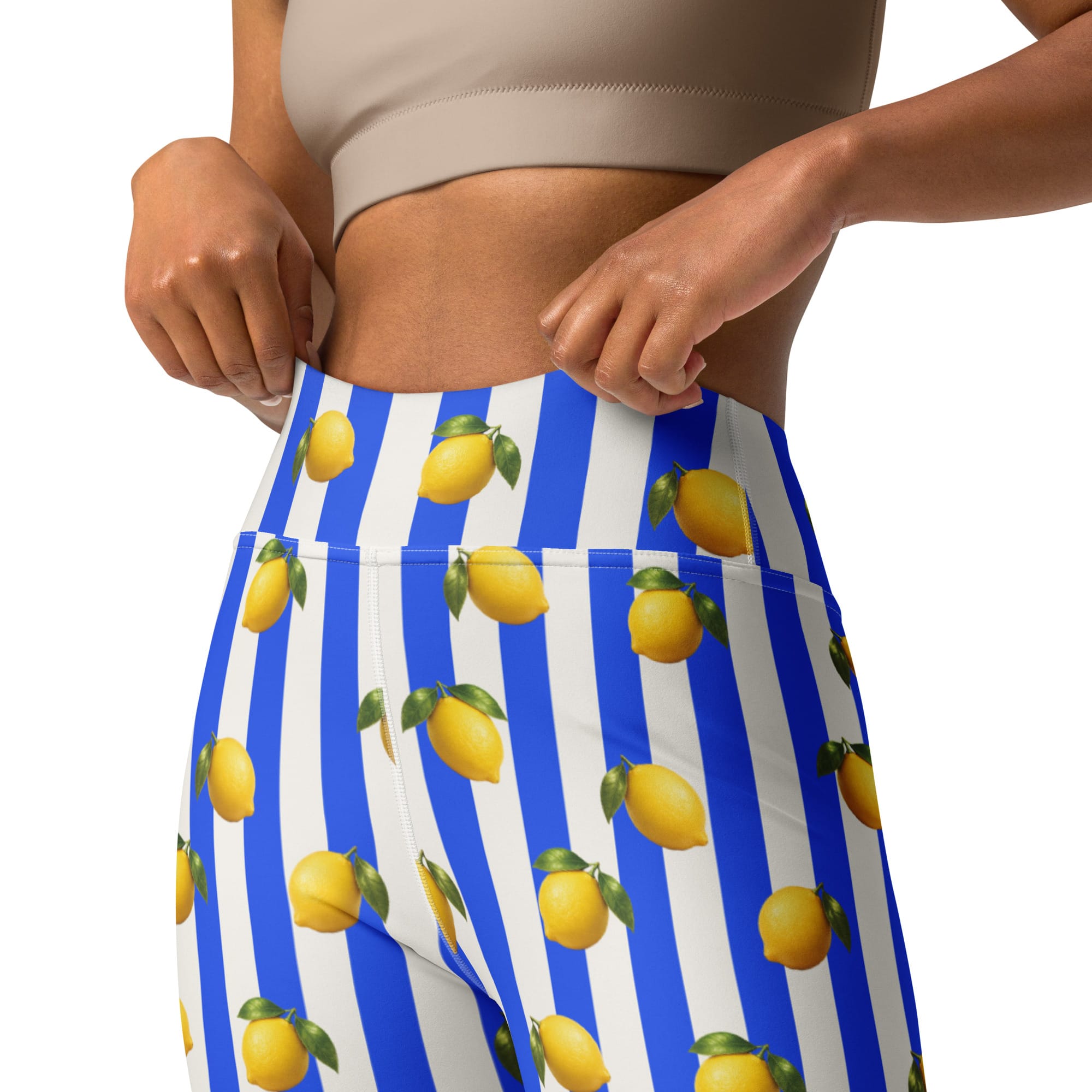 Amalfi Lemon Yoga Leggings