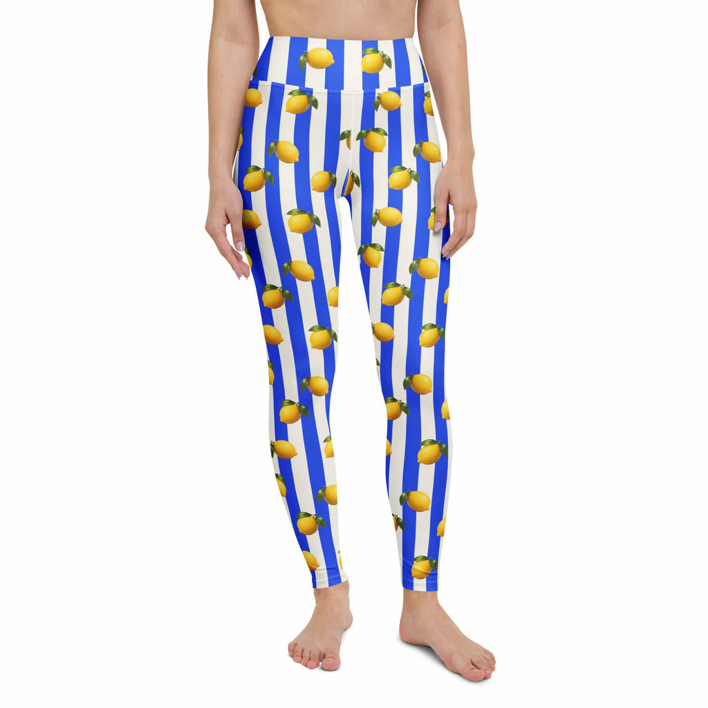Amalfi Lemon Yoga Leggings