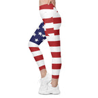 American Flag Leggings With Pockets