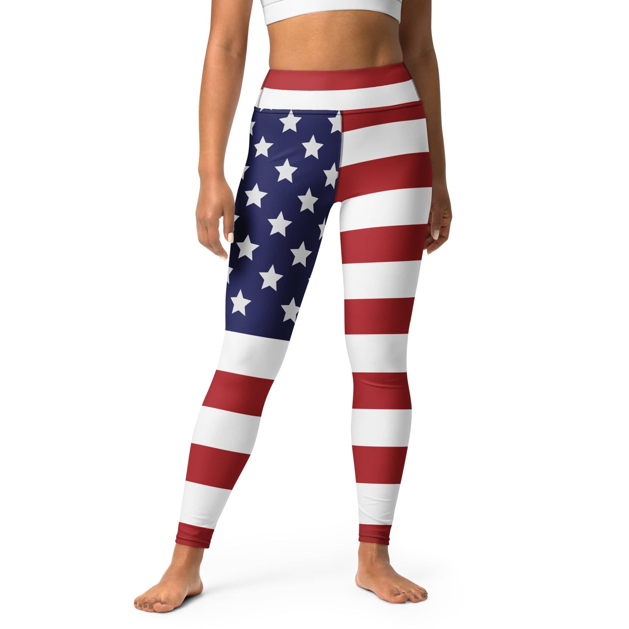 American Flag Yoga Leggings