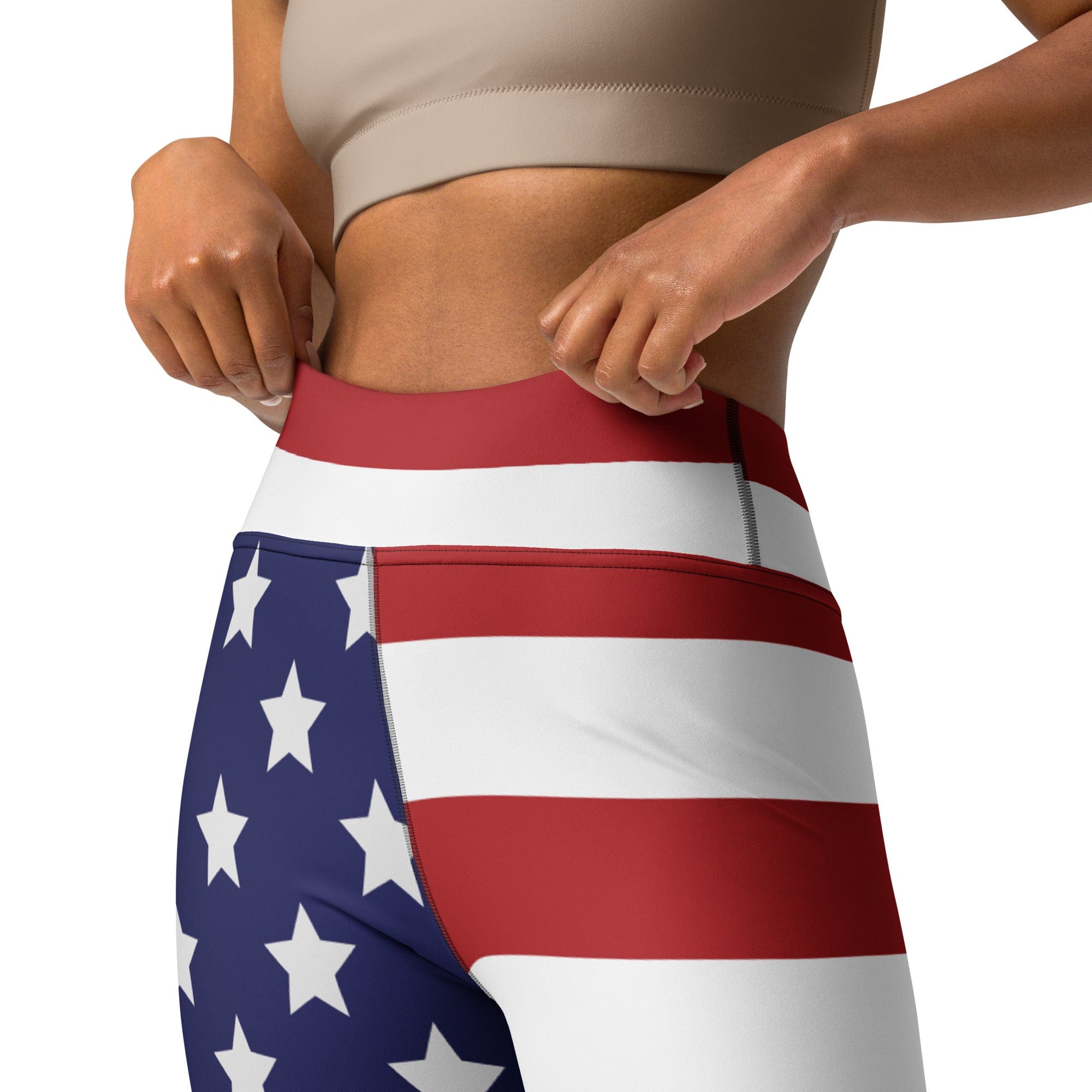 American Flag Yoga Leggings