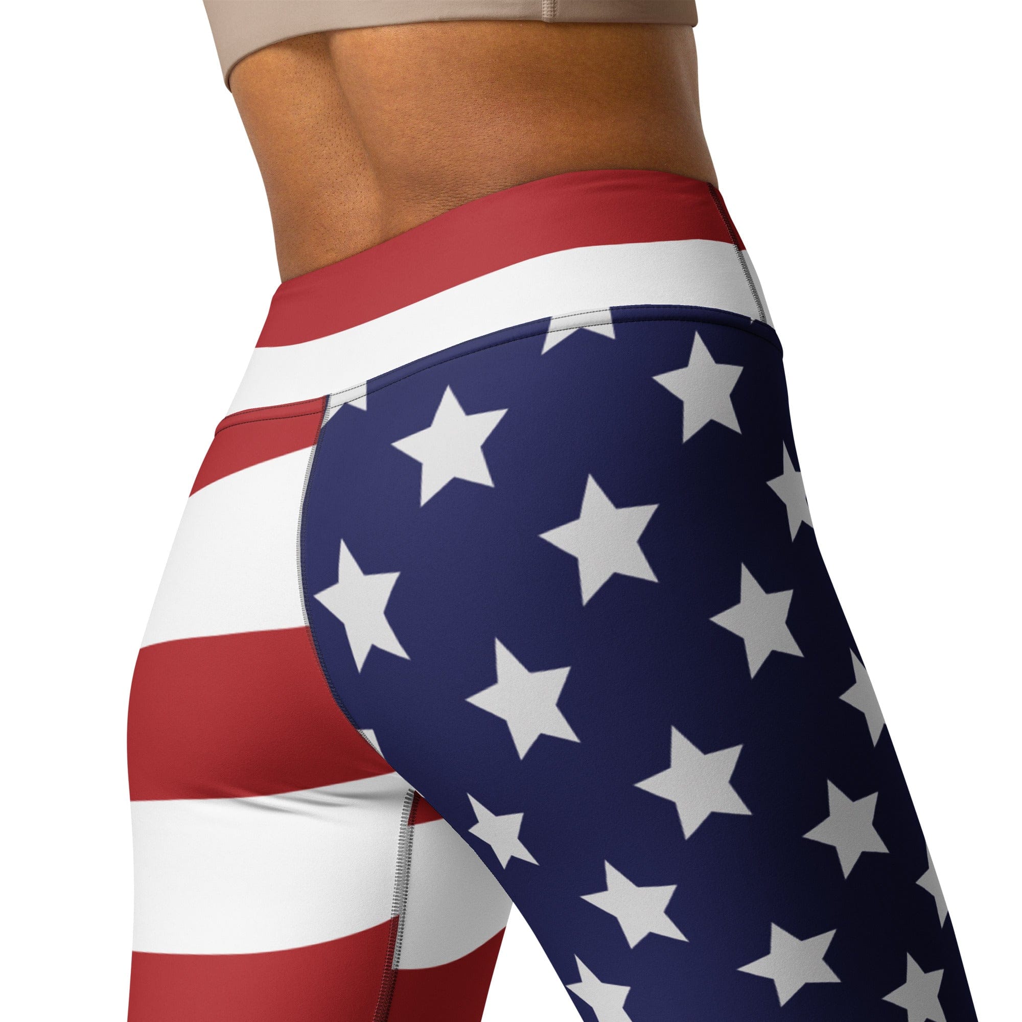 American Flag Yoga Leggings