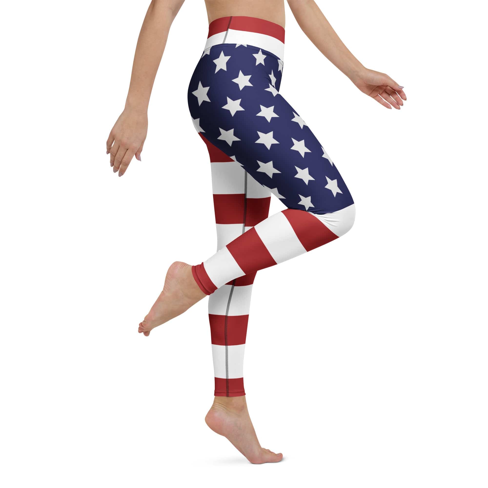 American Flag Yoga Leggings