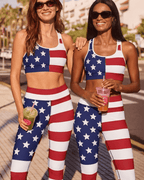 American Flag Yoga Leggings