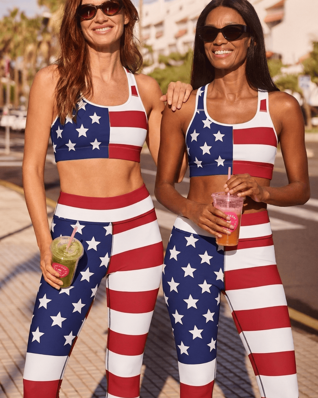 American Flag Yoga Leggings