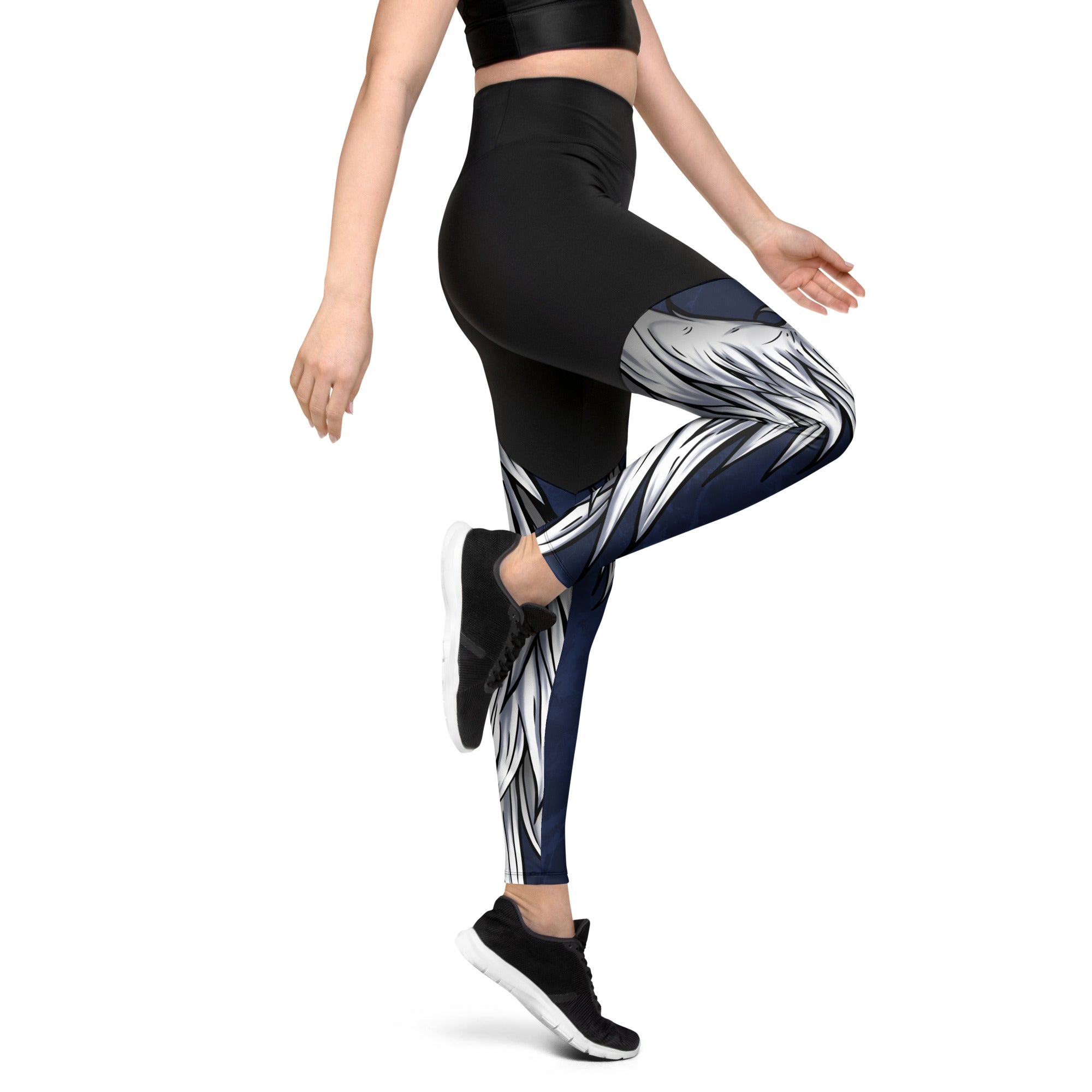 Angel Wings Compression Leggings