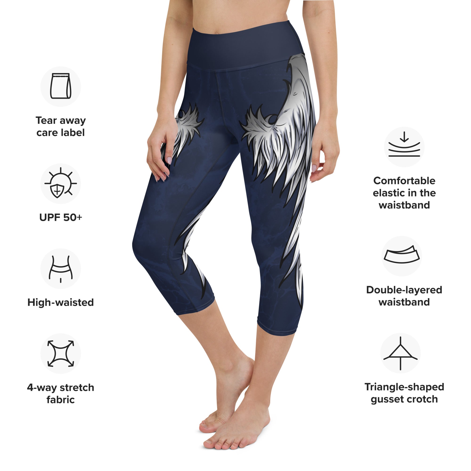 Angel Wings Yoga Capris