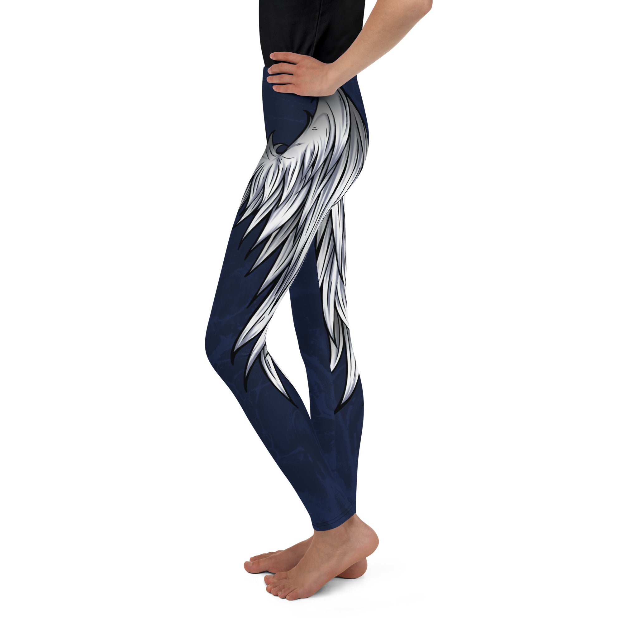 Angel Wings Youth Leggings