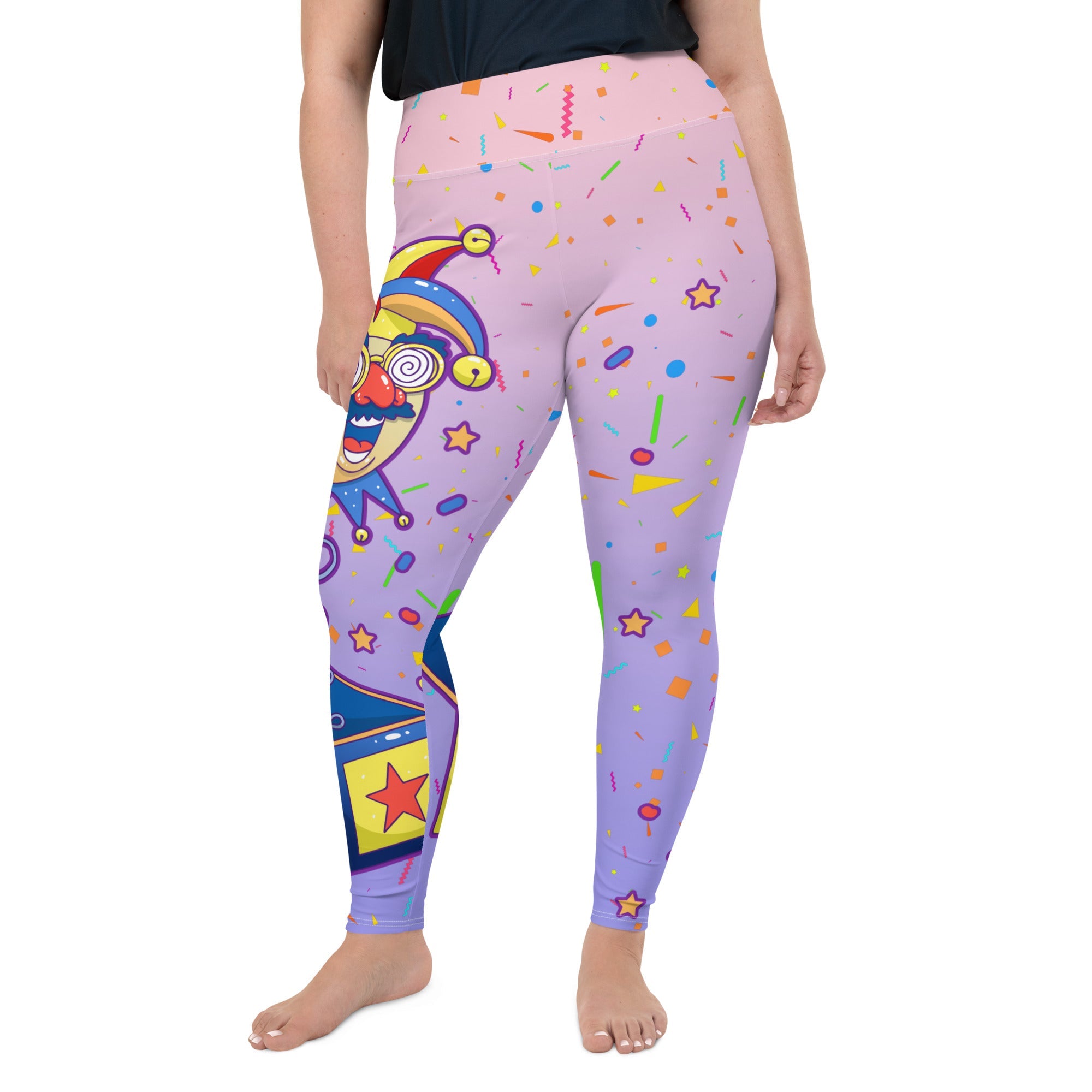 Fiercepulse Stars Multi Coloured Leggings S - Reluv Clothing Australia
