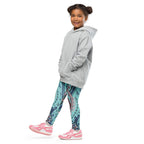 Aqua Paisley Kid's Leggings