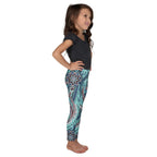 Aqua Paisley Kid's Leggings