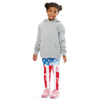 Artsy American Flag Kid's Leggings