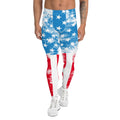 Artsy American Flag Men's Leggings