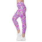 Artsy Heart Leggings With Pockets