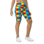 Autism Awareness Biker Shorts
