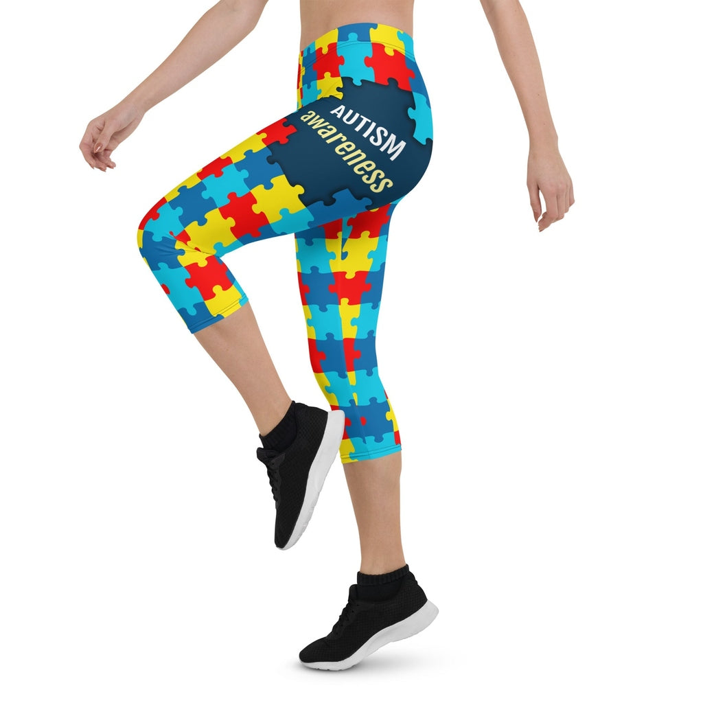 Autism Awareness Capris