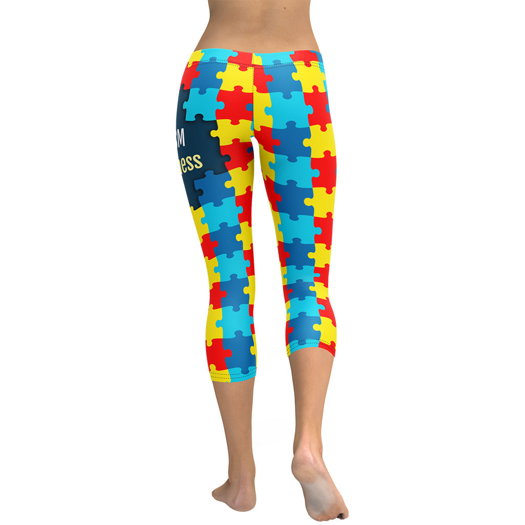 Autism Awareness Capris