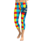 Autism Awareness Capris