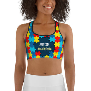 Autism Awareness Sports Bra
