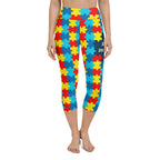 Autism Awareness Yoga Capris