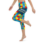 Autism Awareness Yoga Capris