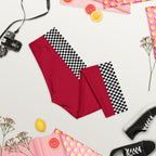 Auto Racing Checkered Capris