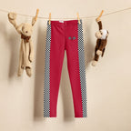 Auto Racing Checkered Kid's Leggings