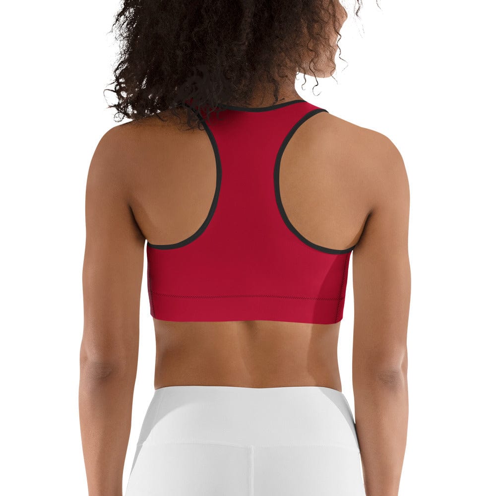 Auto Racing Checkered Sports Bra