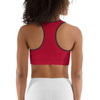 Auto Racing Checkered Sports Bra