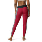 Auto Racing Checkered Yoga Leggings